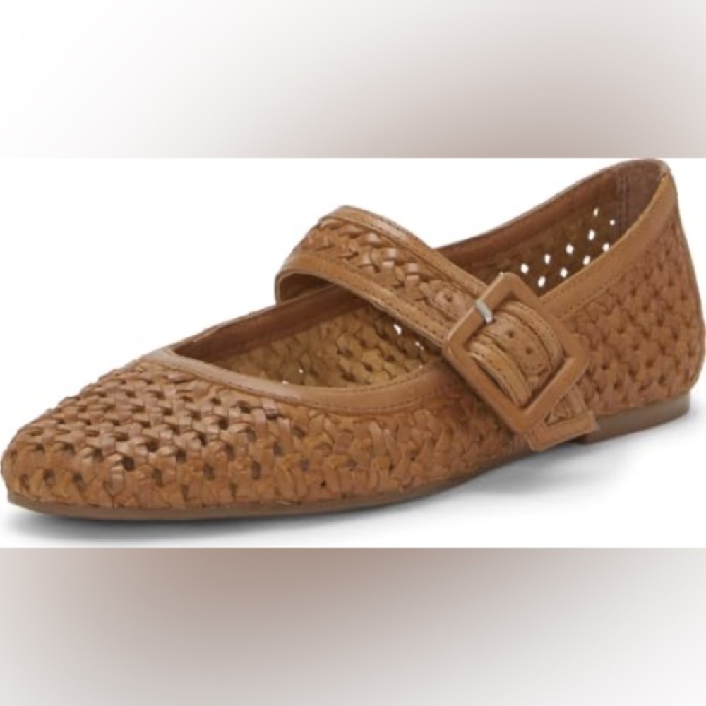 Lucky Brand Tan Woven Flats